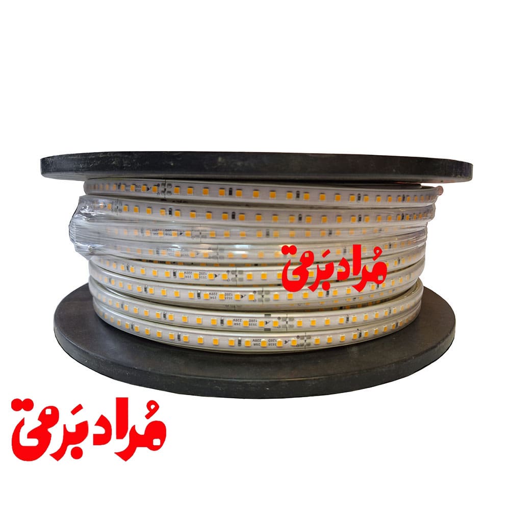 ریسه شلنگی 3535 پی وای آر پلاس لیان نور برش 10چسب دار