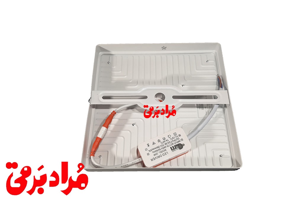 پنل فول لایت تمام نور روکار مربع 25 وات ایرانمهر