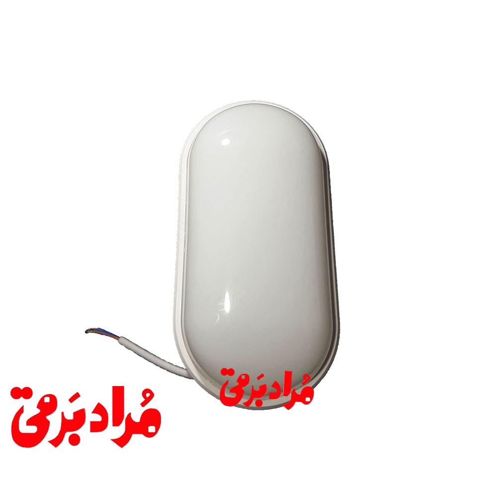 چراغ واتر پروف بیضی رو کار18وات یکتا افروز
