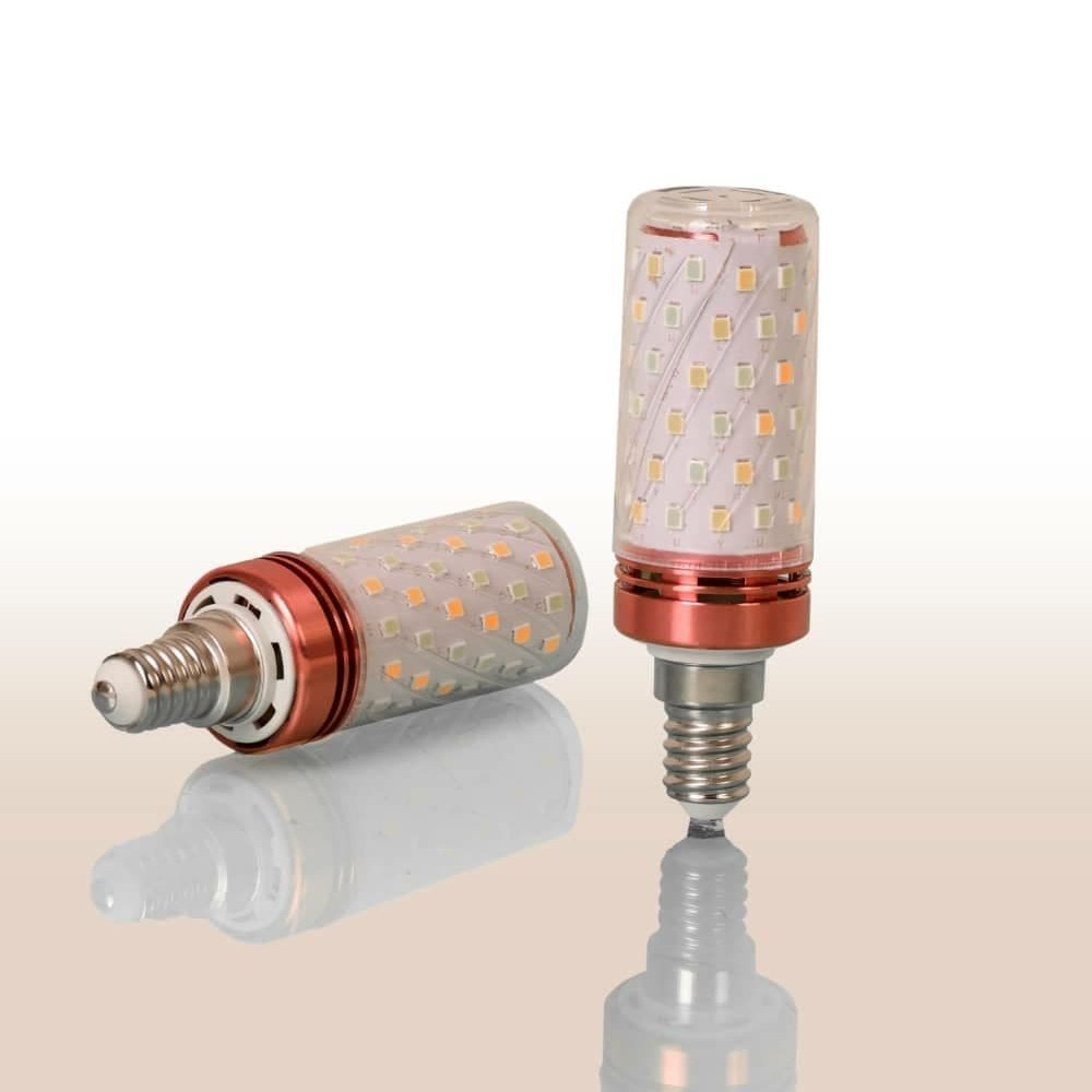 لامپ شمعی لوستری بلالی سه حالته 8 وات  مودی