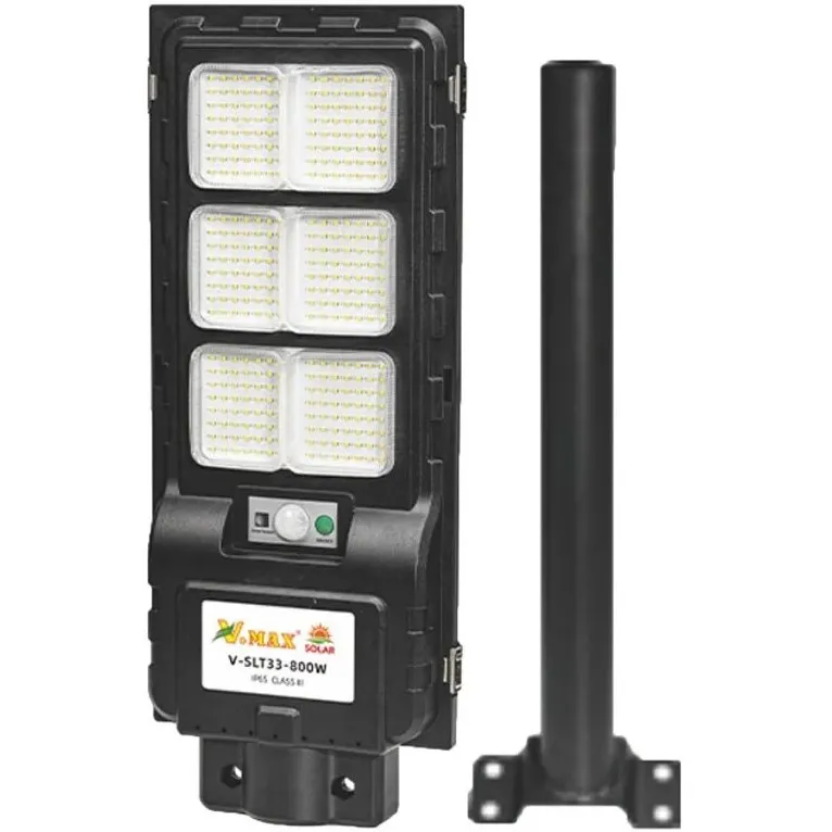 چراغ خیابانی سولار خورشیدی 30 وات  ویمکسV-SLT27-30-W (IR-V8230)