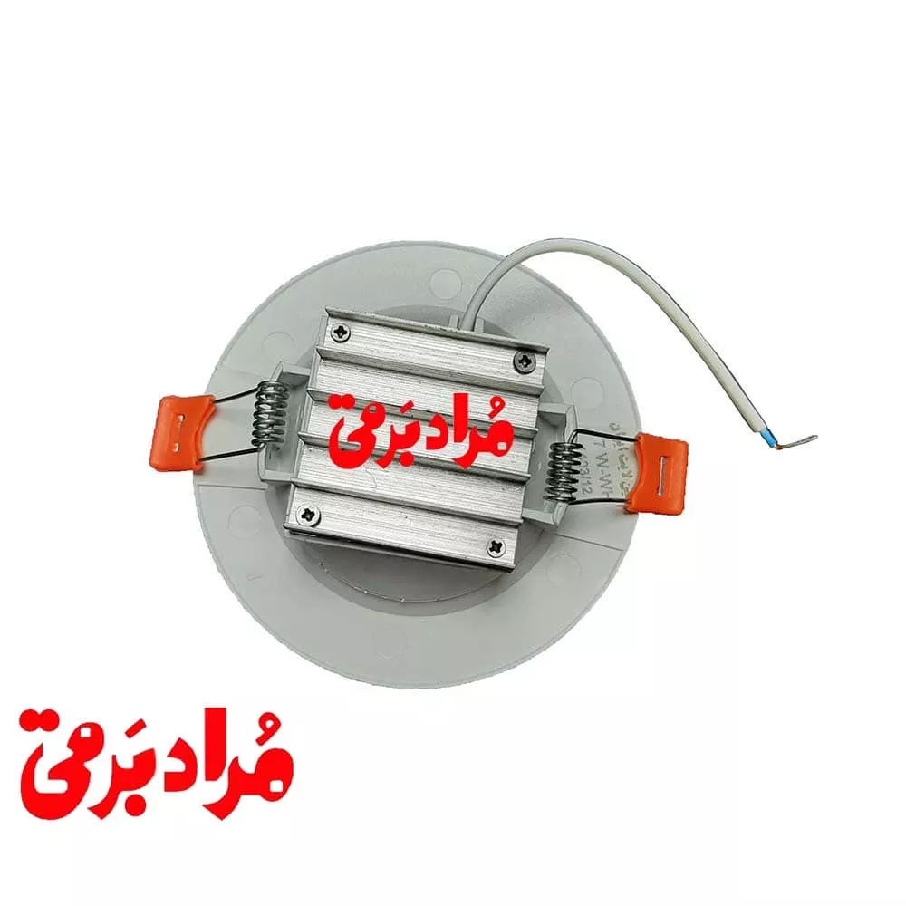 پنل هالوژن بک لایت بدنه سفید 8 وات ایرانمهر