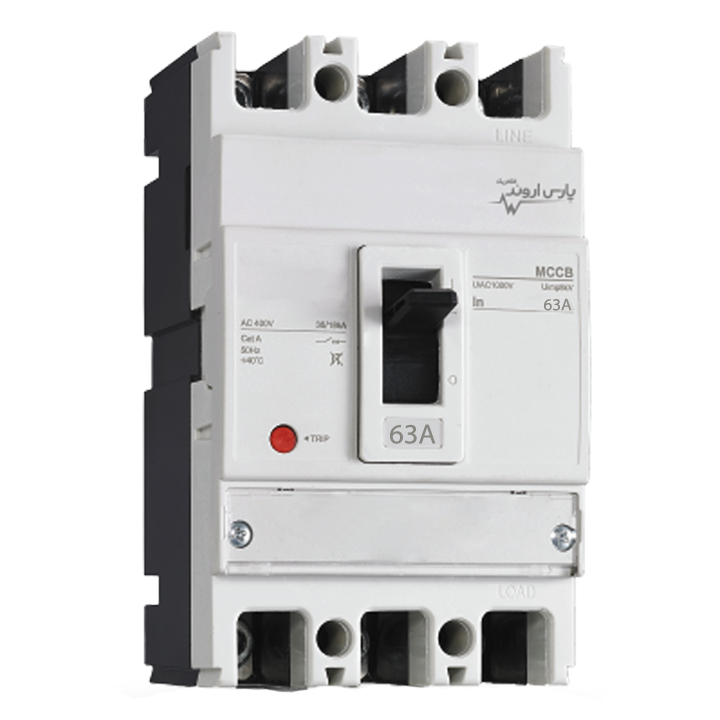 کلید‌اتوماتیک‌قابل‌تنظیم‌250‌آمپر‌سری‌MCCB(A)NPCA‌پارس‌اروند