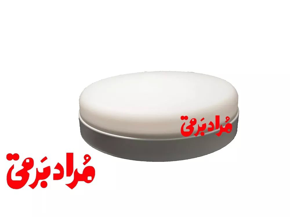 پنل سری بنیس فول‌لایت روکار گرد 24 وات بدنه سفید افشان طلوع