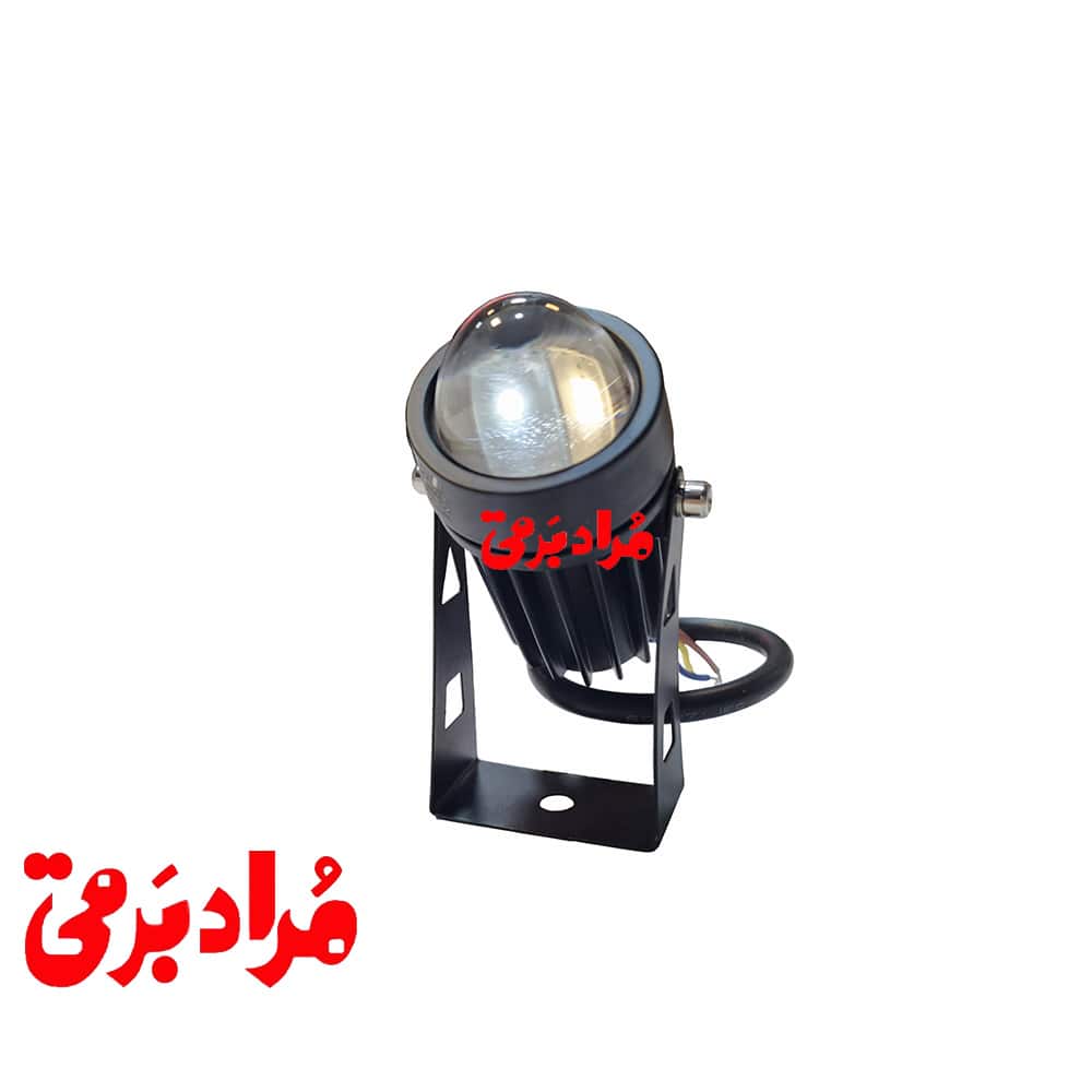 چراغ جت لایت بدنه مشکی 5 وات روبی زرین سیمای البرز