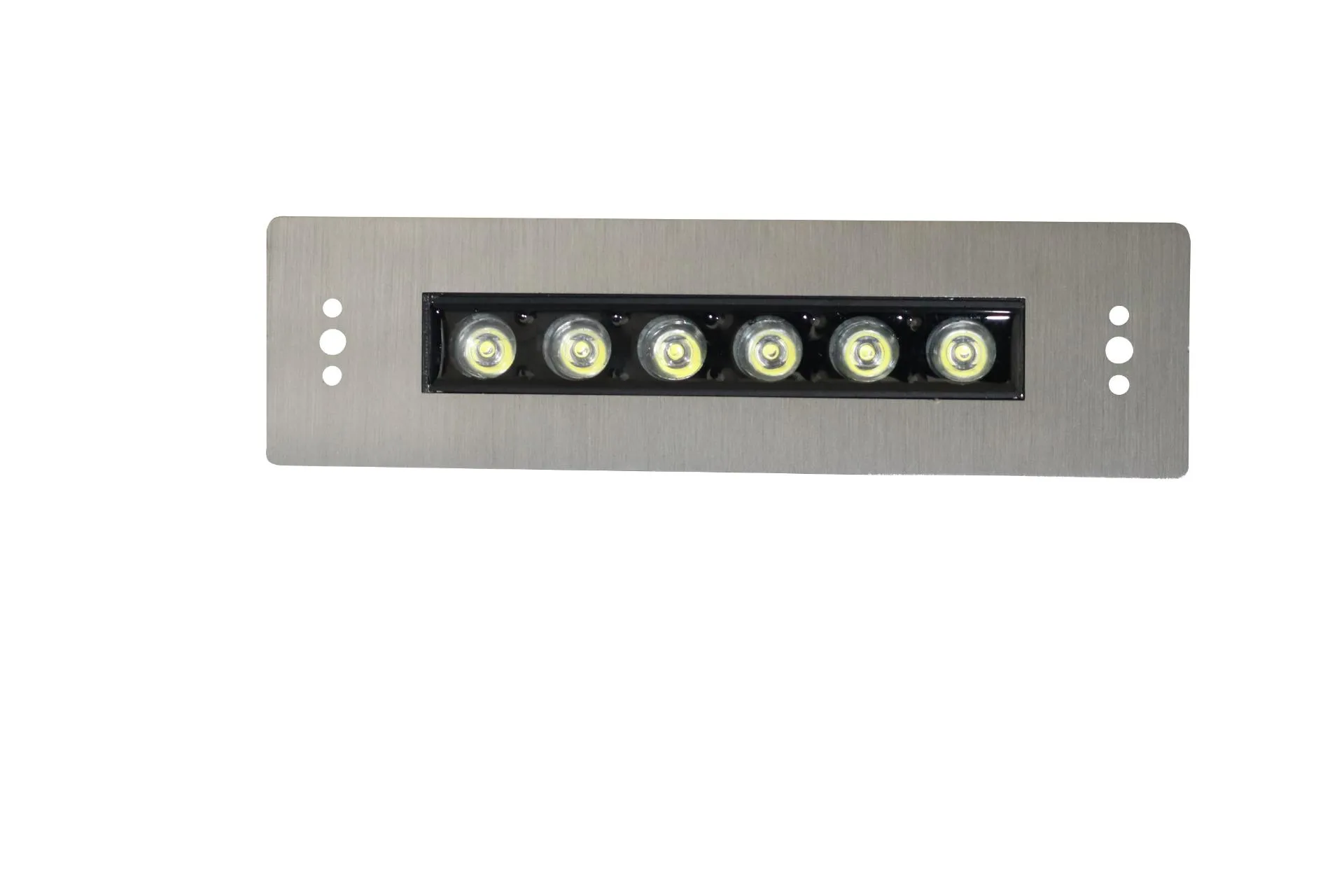 چراغ توکار استخری مستطیل استیل 6 وات تک رنگ برند LEDMAN